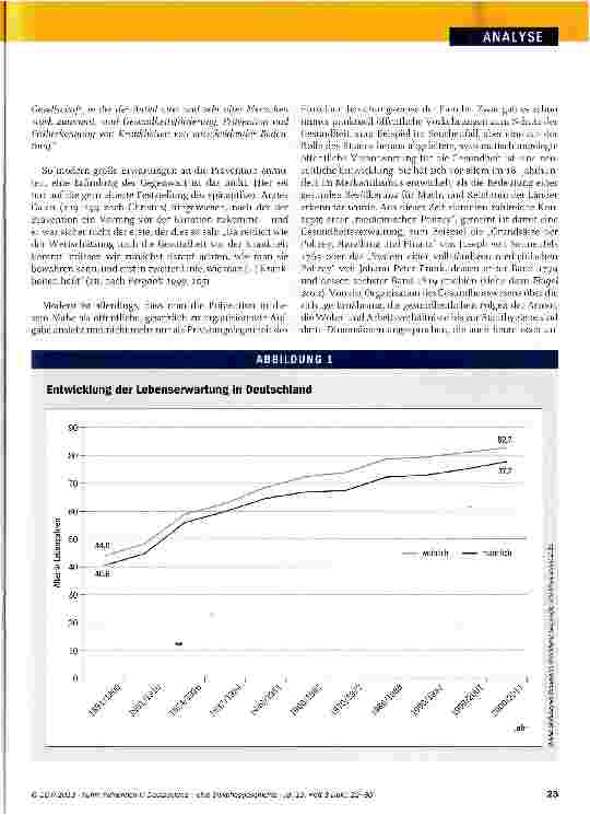 Vorschauseite 2: Prävention in Deutschland eine Sisyphosgeschichte
