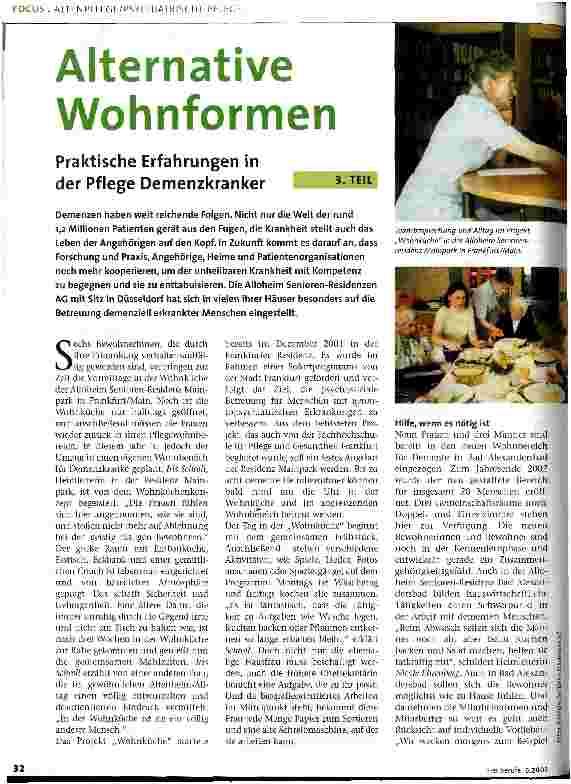 Vorschauseite 1: Alternative Wohnform 3. Teil