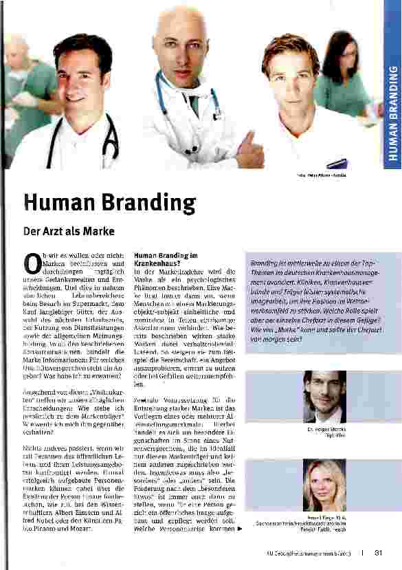Vorschauseite 1: Human Branding