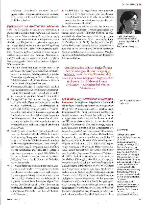 Vorschauseite 2: Wiederkehr des «fühlenden Selbst»?