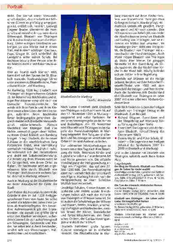 Vorschauseite 2: Elisabeth von Thüringen - Mutter der Kranken und Armen