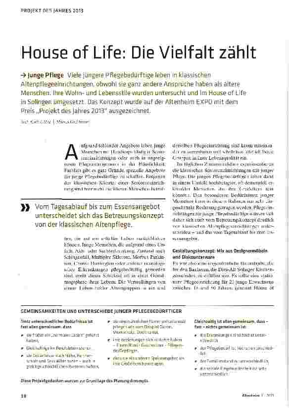 Vorschauseite 1: House of Life: Die Vielfalt zählt