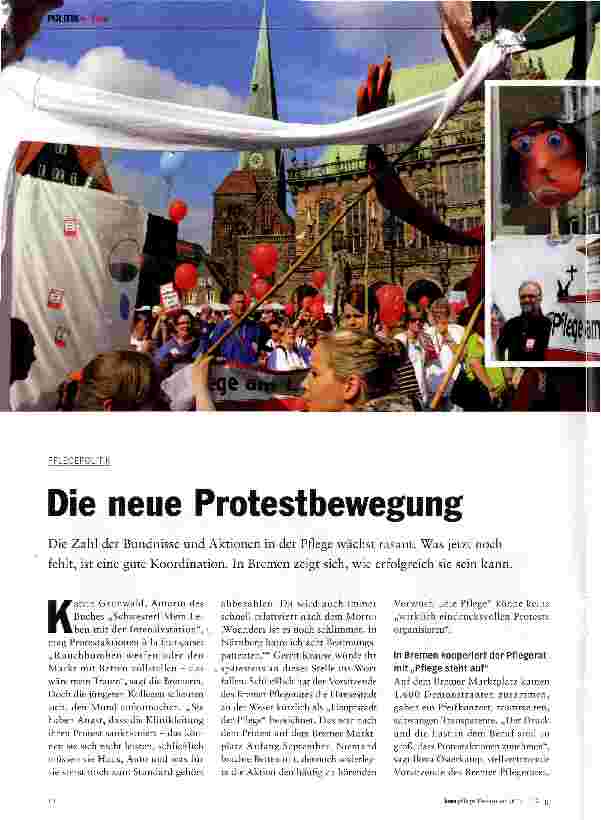 Vorschauseite 1: Die neue Protestbewegung