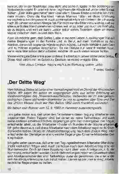 Vorschauseite 2: Meine Aufgaben lernte ich erst kennen Erfahrungen als Ehefrau eines Dialysepatienten