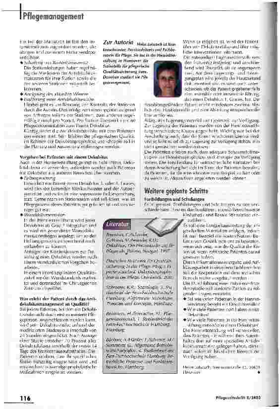 Vorschauseite 4: Ein Antidekubitusmanagement lindert den Druck