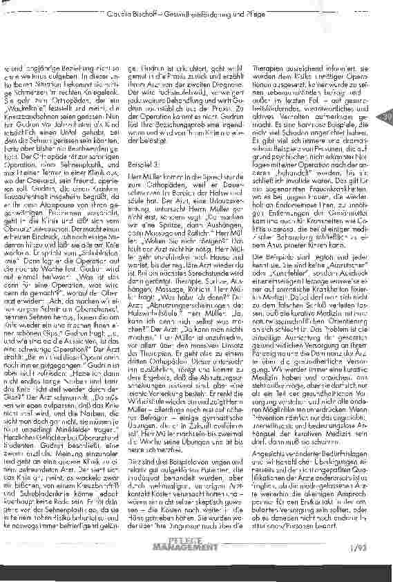 Vorschauseite 3: 2. Gesundheitsförderung und Pflege Wandlungsprozesse im Gesundheitswesen