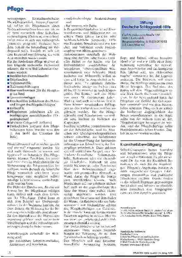Vorschauseite 5: Zentrales Problem ist die Motorik Lokalisation und Ausmaß des Apoplex bestimmen die Pflege