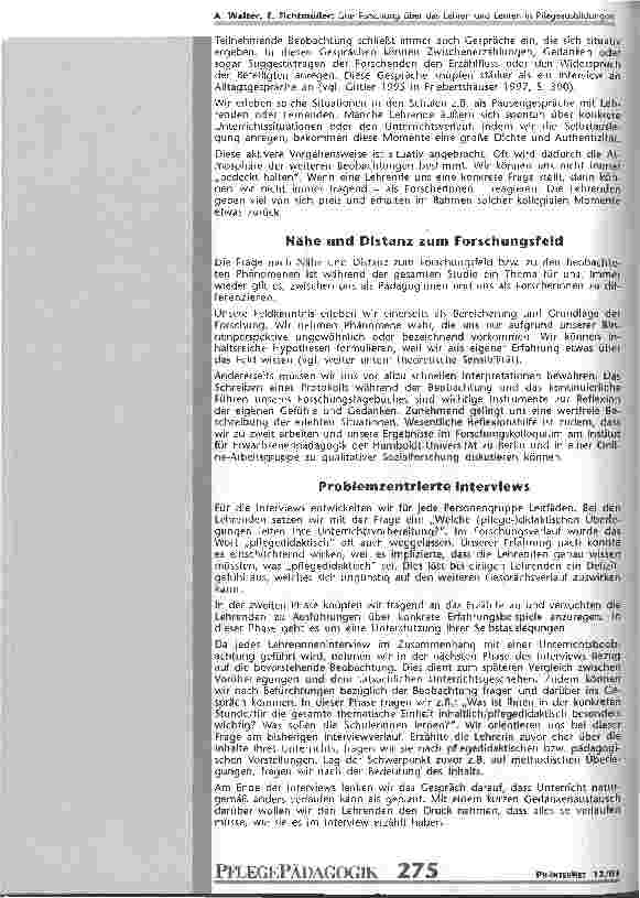 Vorschauseite 6: Eine Forschung über das Lehren und Lernen in Pflegeausbildungen