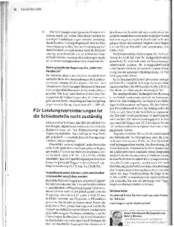 Vorschauseite 3: Wichtige Neuerungen im Sozialhilferecht