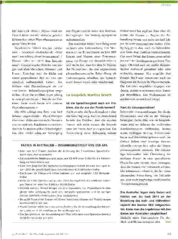 Vorschauseite 2: Sprich über Inkontinenz!
