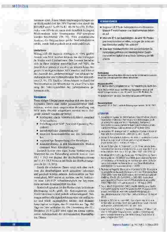 Vorschauseite 6: Management von Nadelstichverletzungen