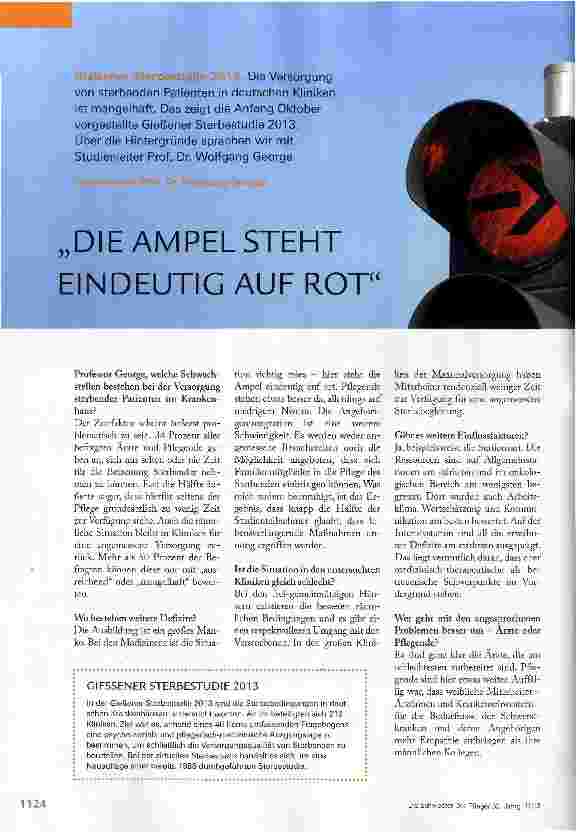 Vorschauseite 1: DIE AMPEL STEHT EINDEUTIG AUF ROT