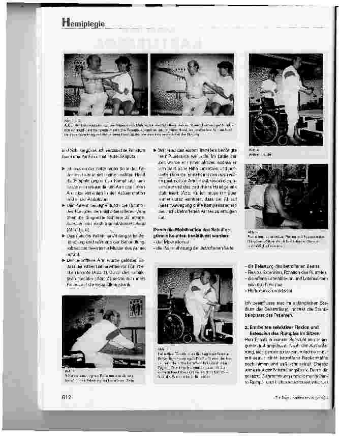 Vorschauseite 3: Aufbau der Standbeinphase nach den Prinzipien des Bobath-Konzepts bei einem erwachsenen Patienten mit Hemiplegie - Ein Verlaufsprotokoll -