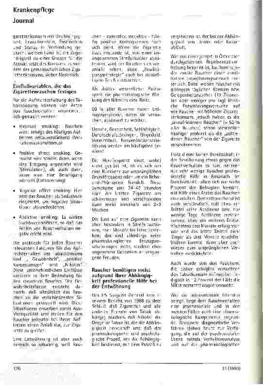 Vorschauseite 2: Psychologische Aspekte des Zigarettenrauchens Aus dem Institut für Sozialmedizin der Universität Wien