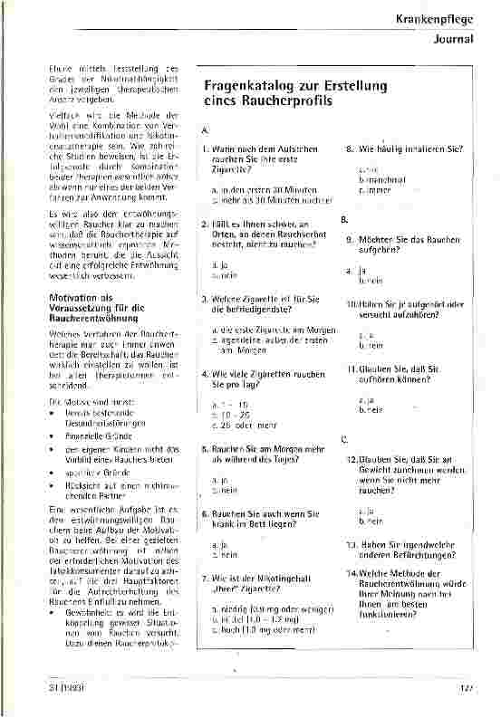 Vorschauseite 3: Psychologische Aspekte des Zigarettenrauchens Aus dem Institut für Sozialmedizin der Universität Wien