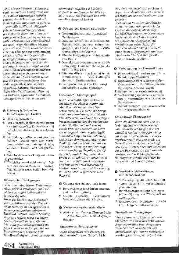 Vorschauseite 2: Sozialarbeit in Altenund Pflegeheimen: ja oder nein?