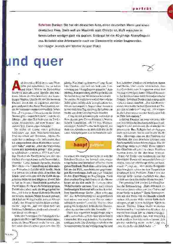 Vorschauseite 2: Kreuz und quer