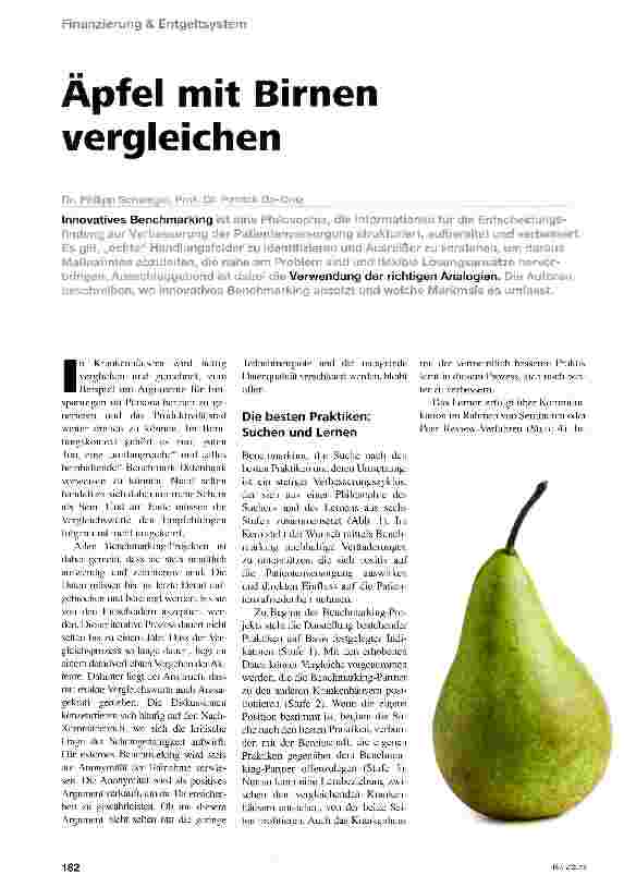 Vorschauseite 1: Äpfel mit Birnen vergleichen