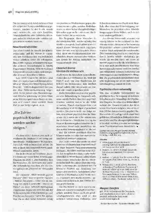 Vorschauseite 3: Wer ist psychisch krank?