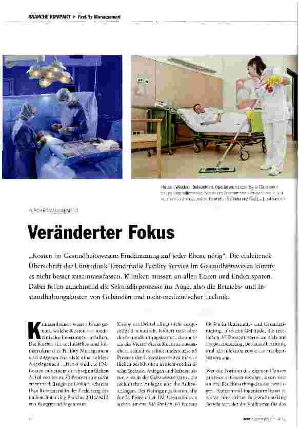 Vorschauseite 1: Veränderter Fokus