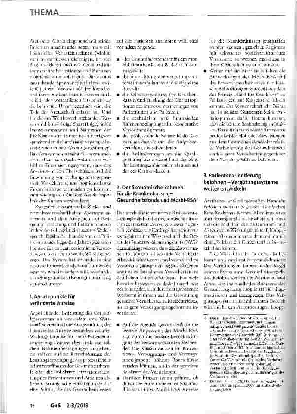 Vorschauseite 3: Gesundheitspolitik - vom Patientenund Gesundheitsnutzen aus gedacht