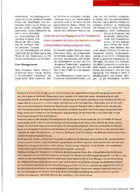 Vorschauseite 3: Familien mit einem chronisch kranken oder behinderten Kind