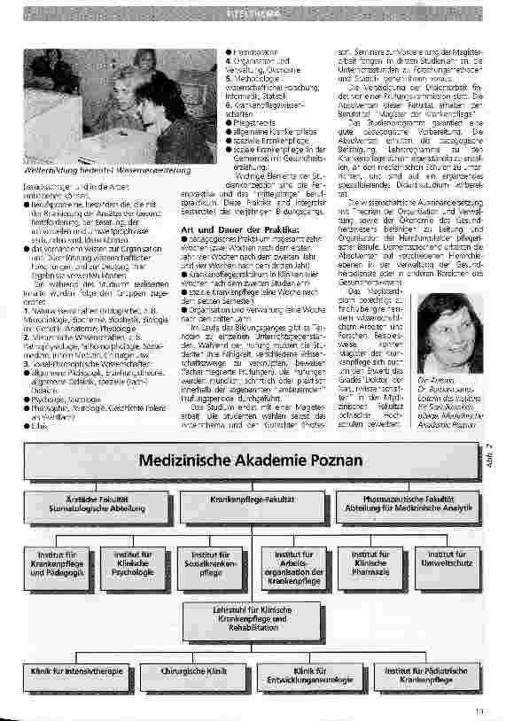Vorschauseite 2: Die medizinische Akademie in Poznan Akademische Ausund Weiterbildung der Krankenschwestern in Polen