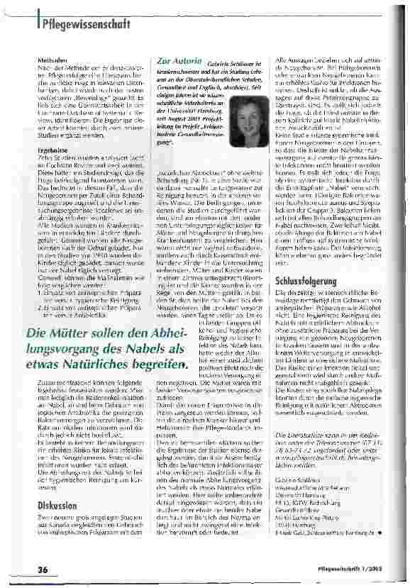 Vorschauseite 2: Hygiene hat oberste Priorität