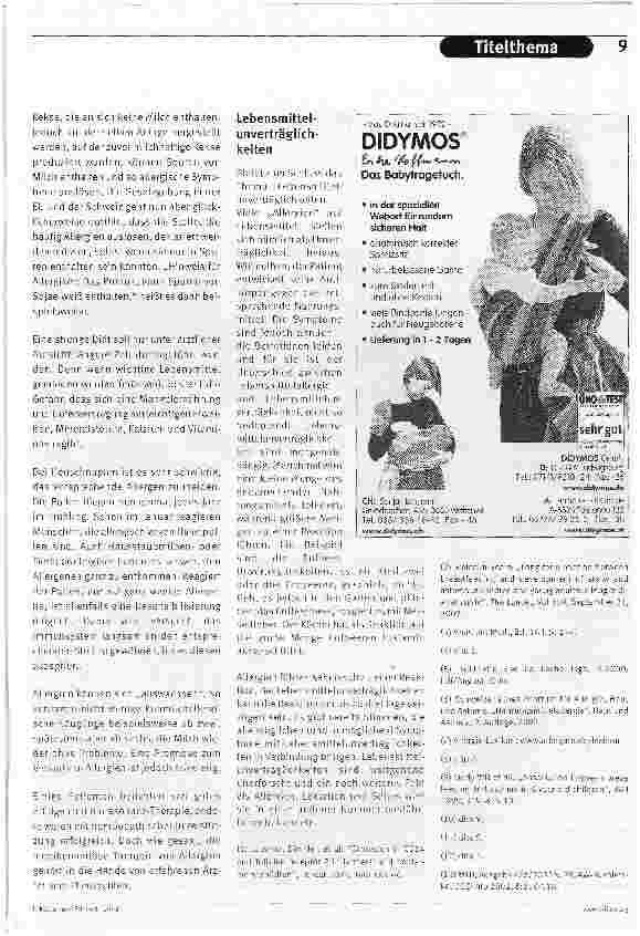 Vorschauseite 6: Mit Kanonen auf Spatzen schießenAllergien sind eine Überreaktion des Körpers und nehmen stetig zu