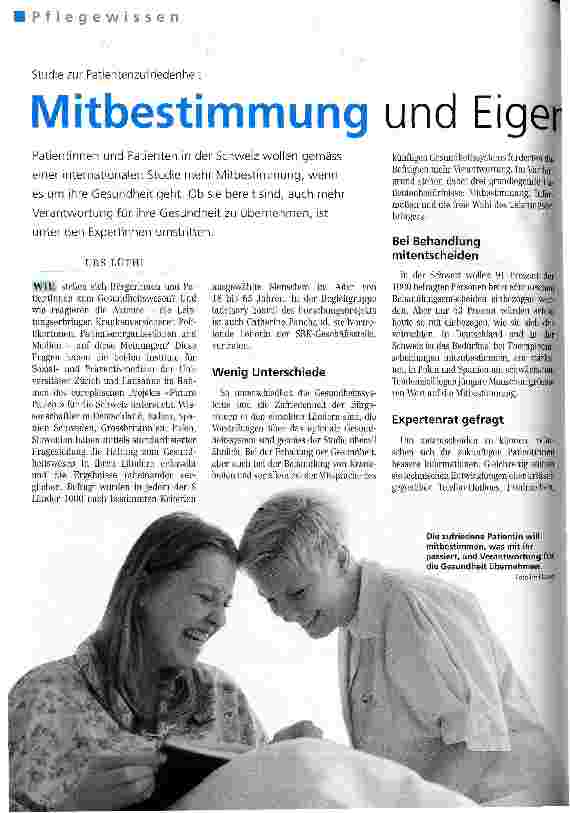 Vorschauseite 1: Mitbestimmung und Eigenverantwortung