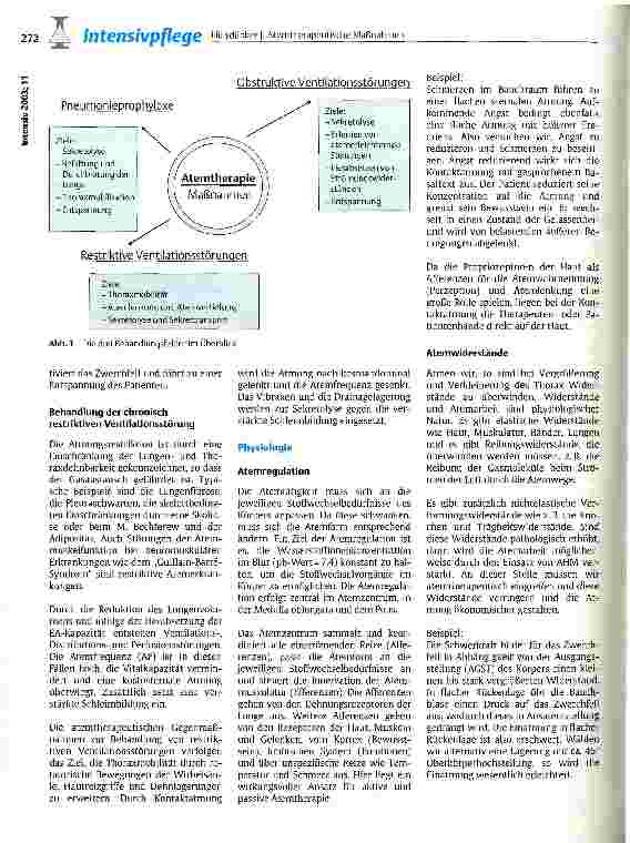 Vorschauseite 2: Atemtherapeutische Maßnahmen zur Unterstützung intensivpflichtiger Patienten