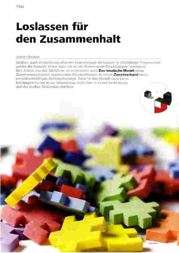 Vorschauseite 1: Loslassen für den Zusammenhalt