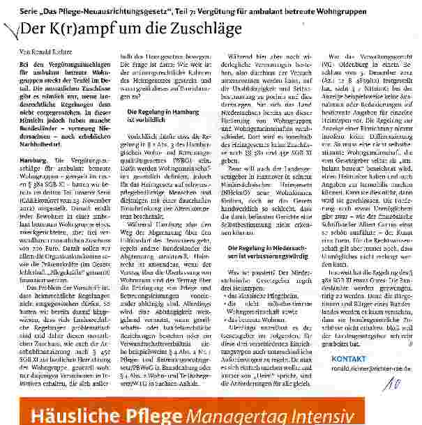 Vorschauseite 1: Der K(r)ampf um die Zuschläge