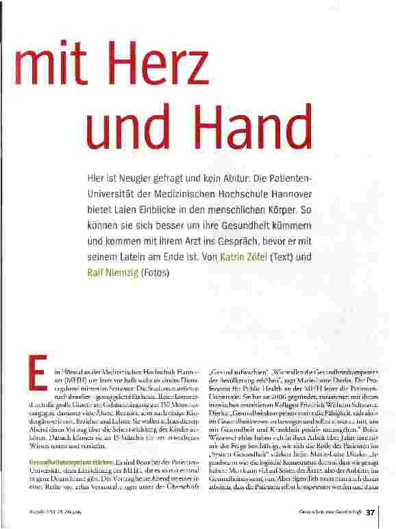 Vorschauseite 2: Lernen mit Herz und Hand
