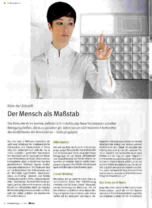 Vorschauseite 1: Der Mensch als Maßstab