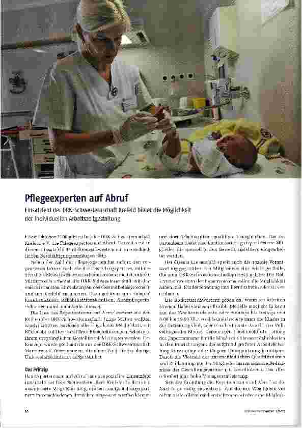 Vorschauseite 1: Pflegeexperten auf Abruf