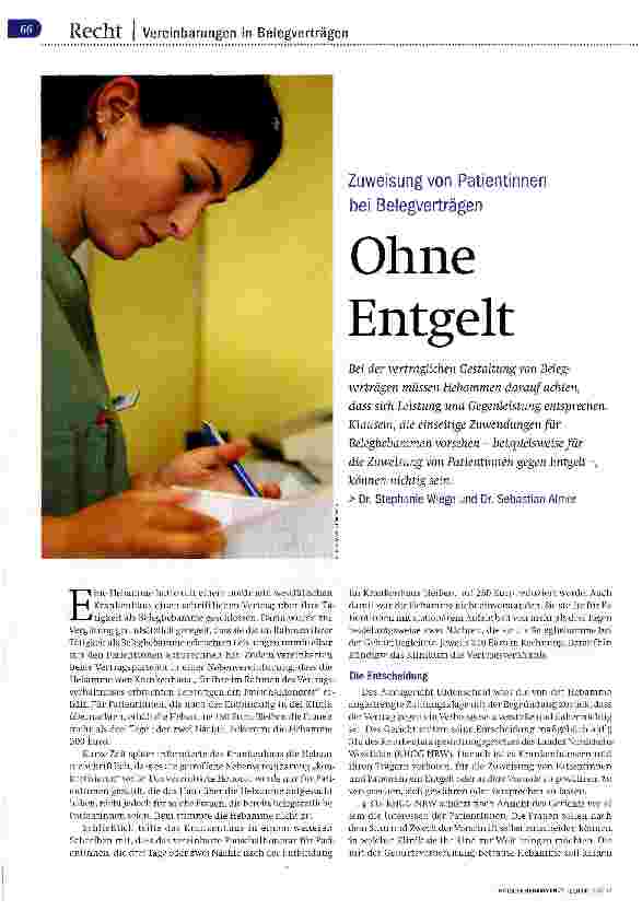 Vorschauseite 1: Ohne Entgelt
