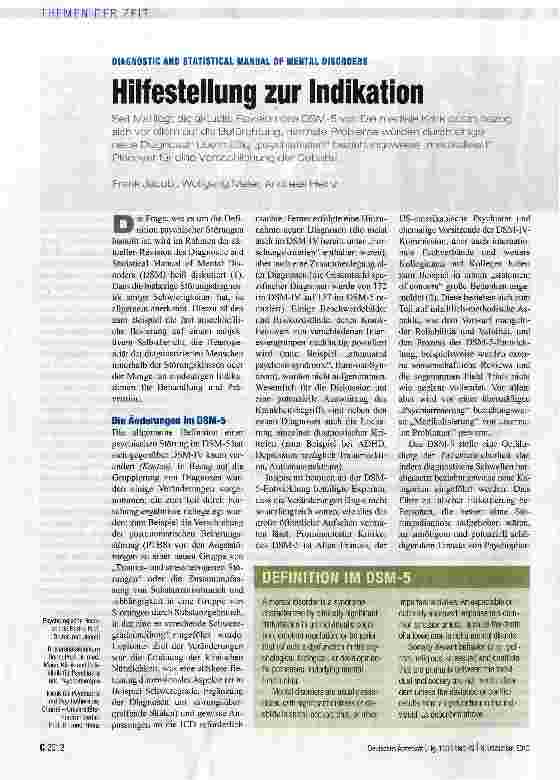 Vorschauseite 1: Hilfestellung zur Indikation