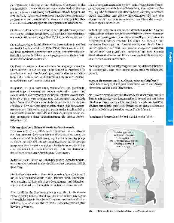 Vorschauseite 2: Von der Rucksackpflege - oder einer Unternehmung, welche sich zum Ziel macht, die Probleme widerständischer alter Menschen, die Regeln der Pflegekunst und den Stand der (Pflege-)W…