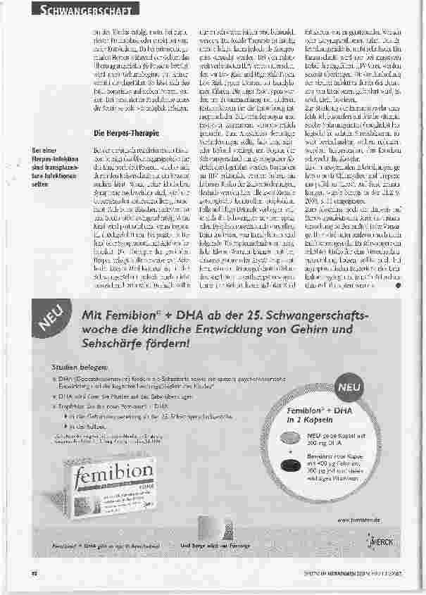 Vorschauseite 4: Infektionen in der Schwangerschaft - Teil 3
