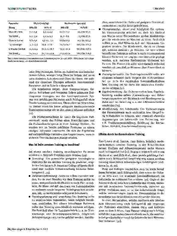 Vorschauseite 5: Ausdauertraining nach Schlaganfall
