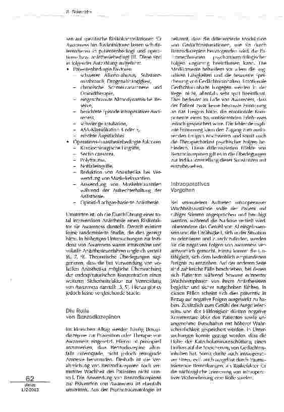 Vorschauseite 2: Awarenessdie stille Katastrophe
