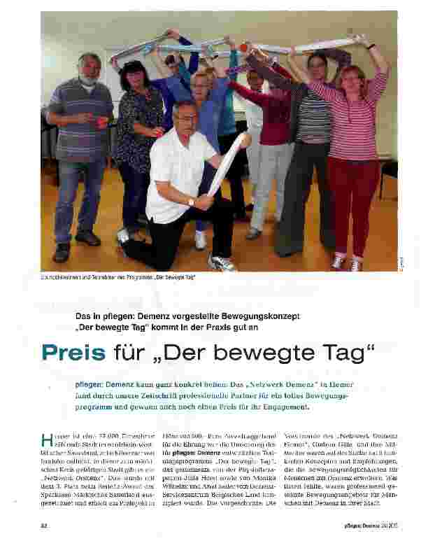 Vorschauseite 1: Preis für „Der bewegte Tag