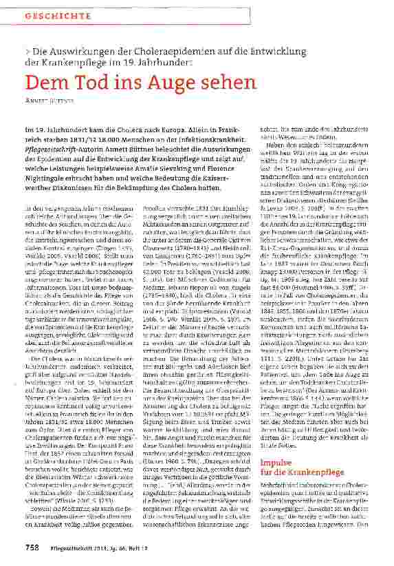 Vorschauseite 1: Dem Tod ins Auge sehen