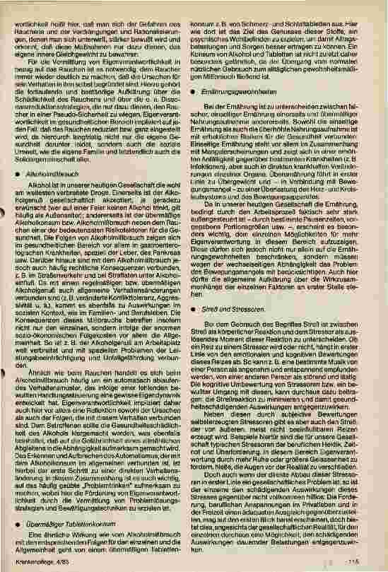 Vorschauseite 2: Eigenverantwortung in gesundheitlichen Fragen