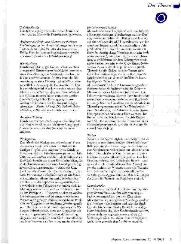 Vorschauseite 3: Enuresis