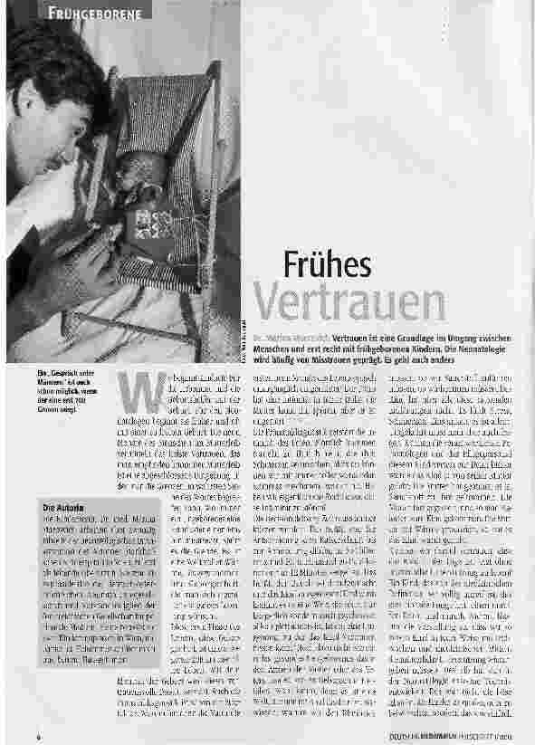 Vorschauseite 1: Frühes Vertrauen