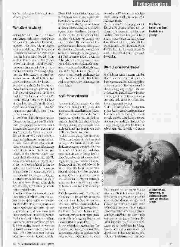 Vorschauseite 2: Frühes Vertrauen