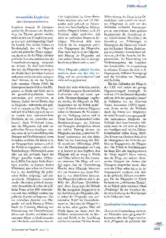 Vorschauseite 2: Pflegende als politische Akteure