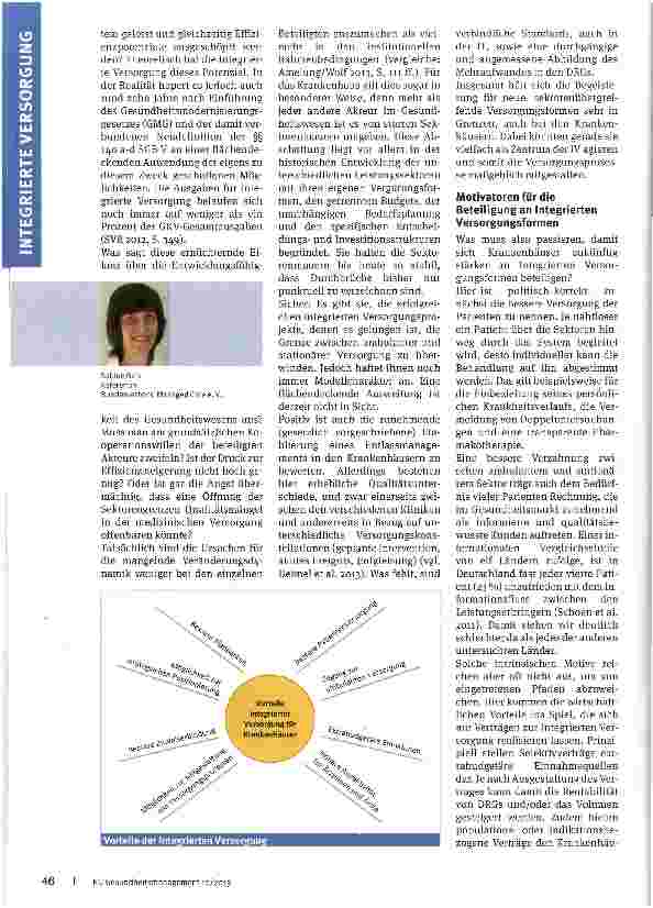 Vorschauseite 2: Potenziale der Integrierten Versorgung